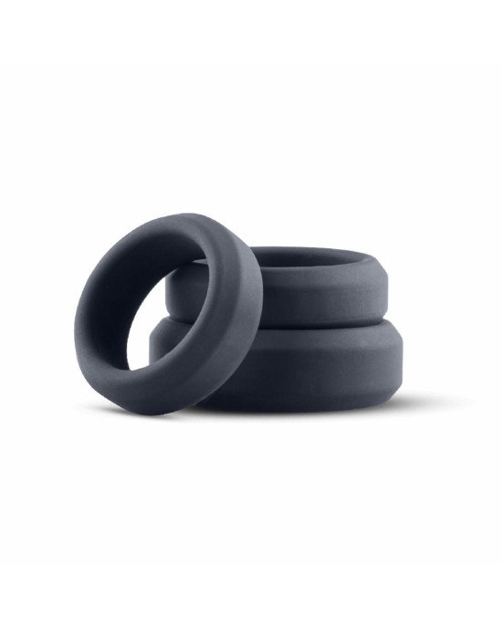 Набір ерекційних кілець Boners 3 Ring kit (flat rings) Набір ерекційних кілець Boners 3 Ring kit (flat rings)