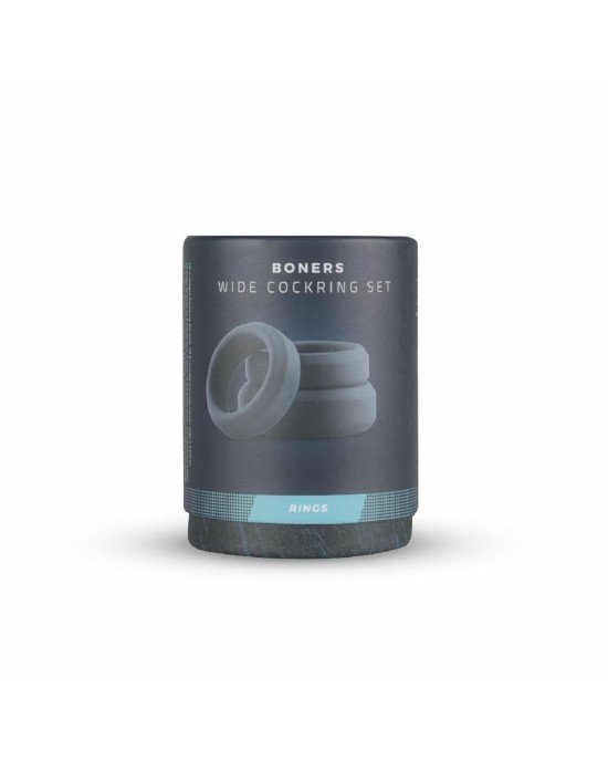 Набір ерекційних кілець Boners 3 Ring kit (flat rings) Набір ерекційних кілець Boners 3 Ring kit (flat rings)