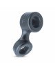 Ерекційне кільце Boners Cock Ring And Ball Stretcher - Grey Ерекційне кільце Boners Cock Ring And Ball Stretcher - Grey