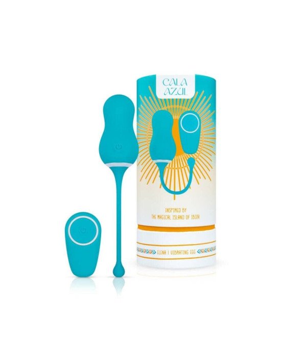 Віброяйце Cala Azul - Elena Vibrating Egg With Remote Control