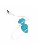 Анальна вібропробка Cala Azul - Blanca Vibrating anal plug Анальна вібропробка Cala Azul - Blanca Vibrating anal plug