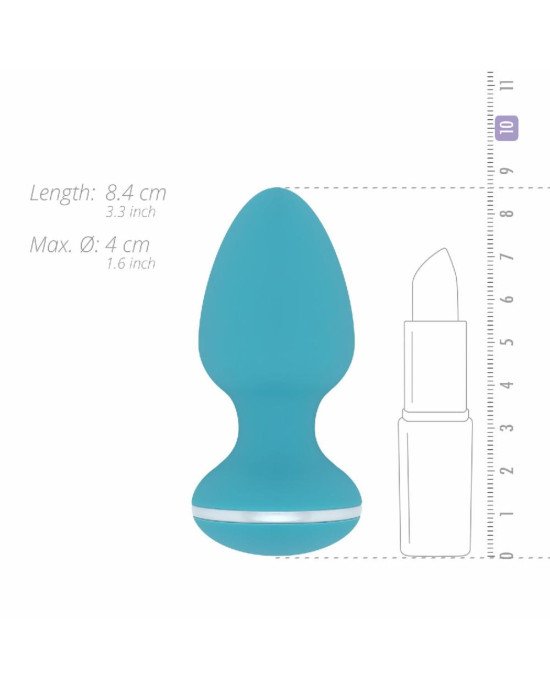 Анальна вібропробка Cala Azul - Blanca Vibrating anal plug Анальна вібропробка Cala Azul - Blanca Vibrating anal plug