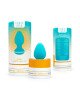 Анальна вібропробка Cala Azul - Blanca Vibrating anal plug Анальна вібропробка Cala Azul - Blanca Vibrating anal plug