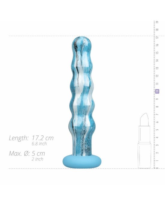 Скляний дилдо Gildo - Ocean Flow Glass Dildo Скляний дилдо Gildo - Ocean Flow Glass Dildo