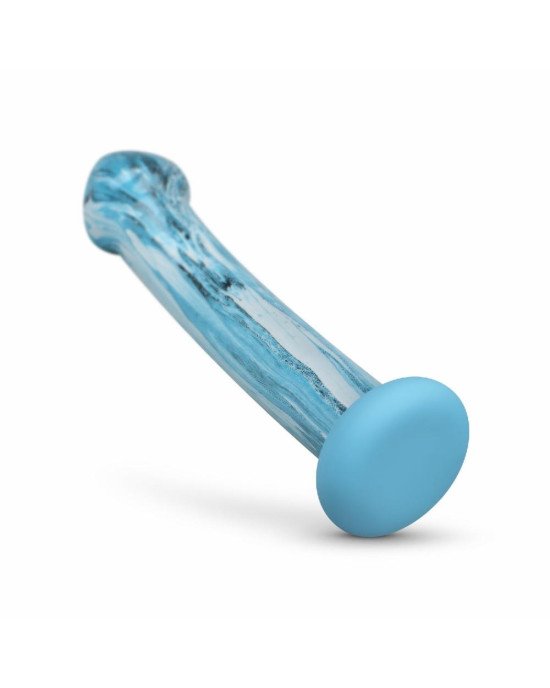 Скляний дилдо Gildo - Ocean Ripple Glass Dildo Скляний дилдо Gildo - Ocean Ripple Glass Dildo