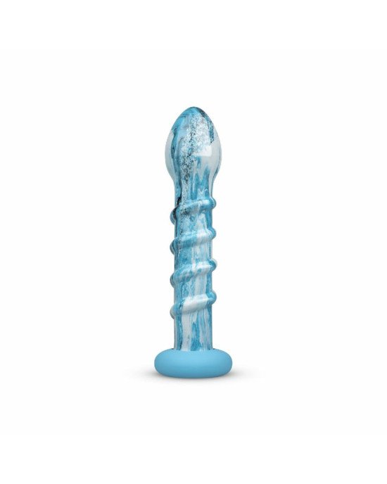 Скляний дилдо Gildo - Ocean Wave Glass Dildo Скляний дилдо Gildo - Ocean Wave Glass Dildo