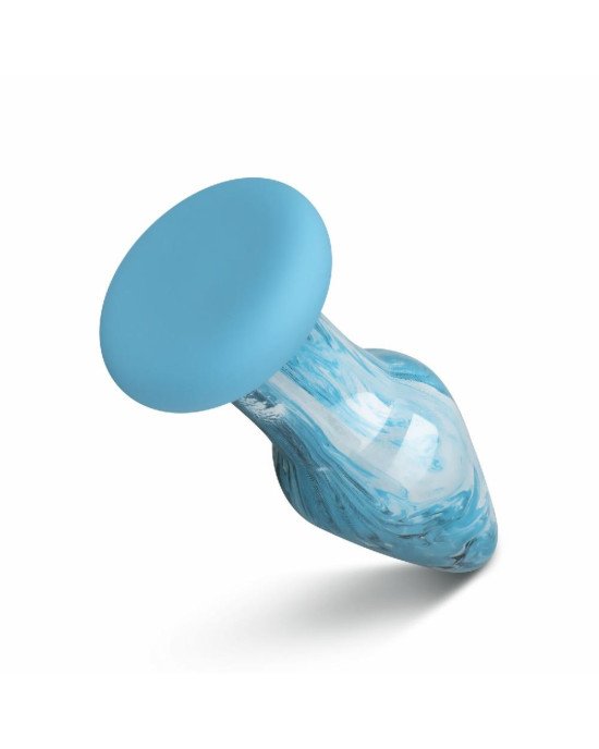 Скляна анальна пробка Gildo - Ocean Curl Glass Butt plug Скляна анальна пробка Gildo - Ocean Curl Glass Butt plug