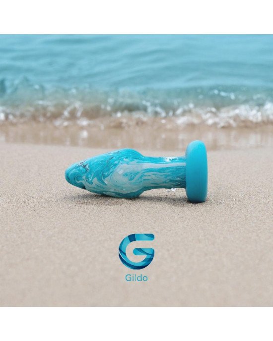 Скляна анальна пробка Gildo - Ocean Curl Glass Butt plug Скляна анальна пробка Gildo - Ocean Curl Glass Butt plug