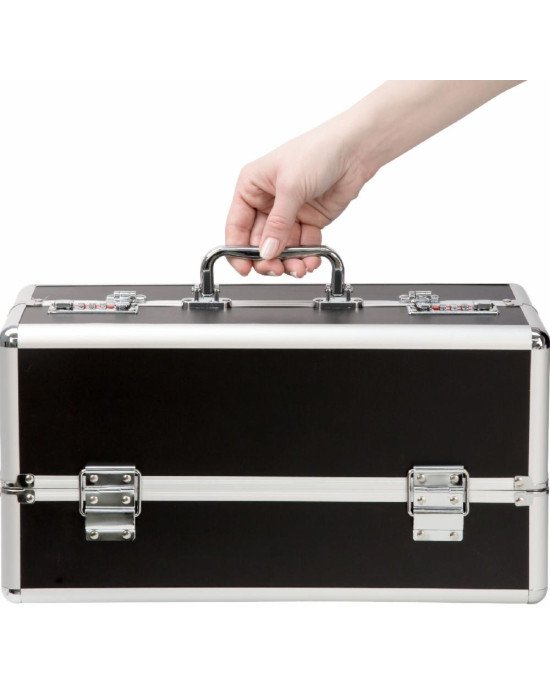 Кейс для зберігання секс-іграшок BMS Factory - Large Lokable Vibrator Case Black Кейс для зберігання секс-іграшок BMS Factory - Large Lokable Vibrator Case Black