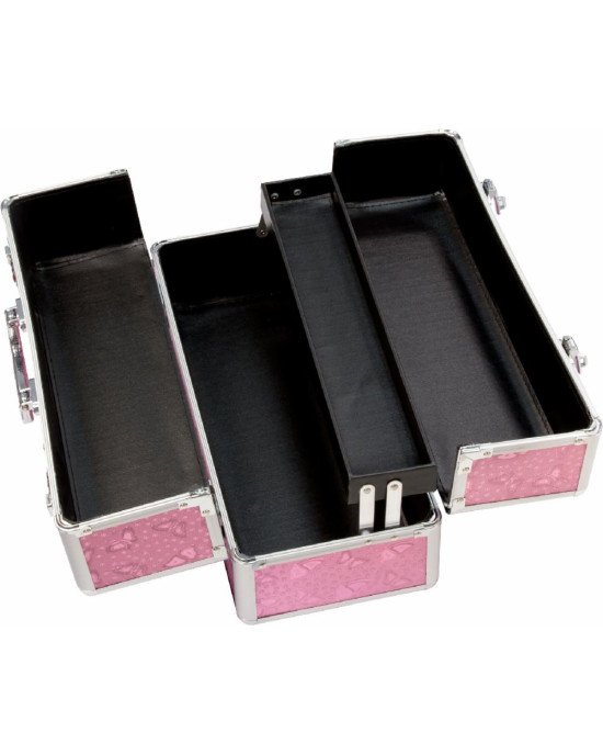 Кейс для зберігання секс-іграшок BMS Factory - Large Lokable Vibrator Case Pink Кейс для зберігання секс-іграшок BMS Factory - Large Lokable Vibrator Case Pink