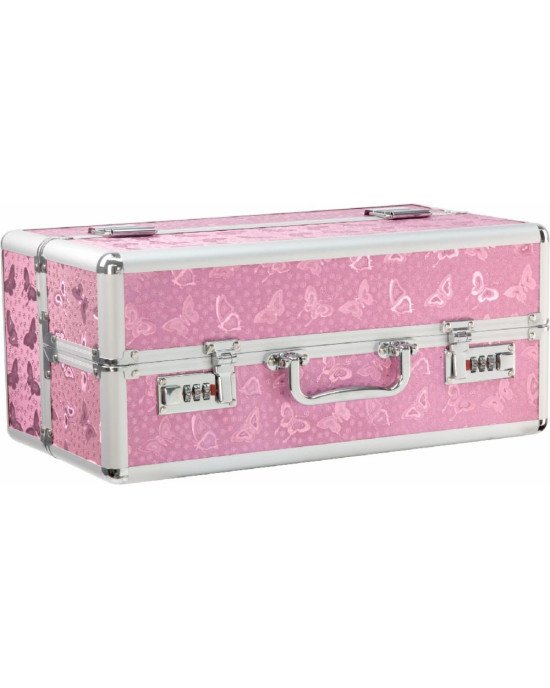 Кейс для зберігання секс-іграшок BMS Factory - Large Lokable Vibrator Case Pink Кейс для зберігання секс-іграшок BMS Factory - Large Lokable Vibrator Case Pink