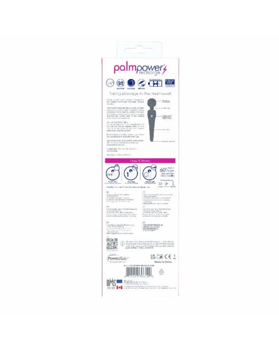 Вібромасажер PalmPower Recharge - Blue Вібромасажер PalmPower Recharge - Blue