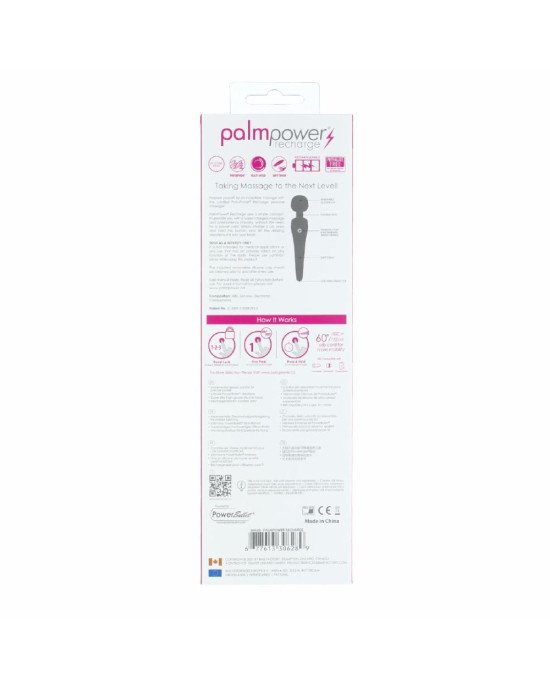 Вібромасажер PalmPower Recharge - Pink Вібромасажер PalmPower Recharge - Pink