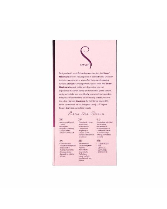 Віброкуля Swan Maximum + Comfy Cuff Pink Віброкуля Swan Maximum + Comfy Cuff Pink