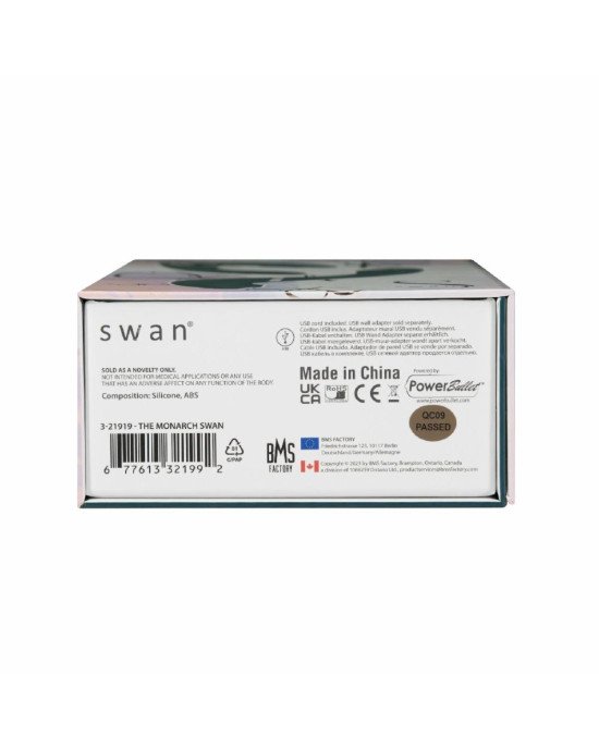 Вакуумний вібратор Swan The Monarch Swan Teal Вакуумний вібратор Swan The Monarch Swan Teal