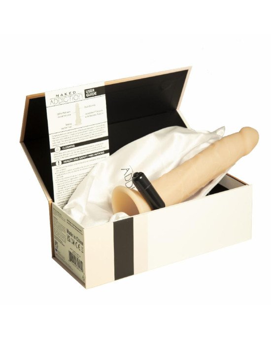 Фалоімітатор Naked Addiction – 9” Silicone Dual Density Bendable Dildo - Vanilla Фалоімітатор Naked Addiction – 9” Silicone Dual Density Bendable Dildo - Vanilla