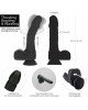 Фалоімітатор Naked Addiction – 8.6” Silicone Rotating & Thrusting Vibrating Dildo with Remote Black Фалоімітатор Naked Addiction – 8.6” Silicone Rotating & Thrusting Vibrating Dildo with Remote Black