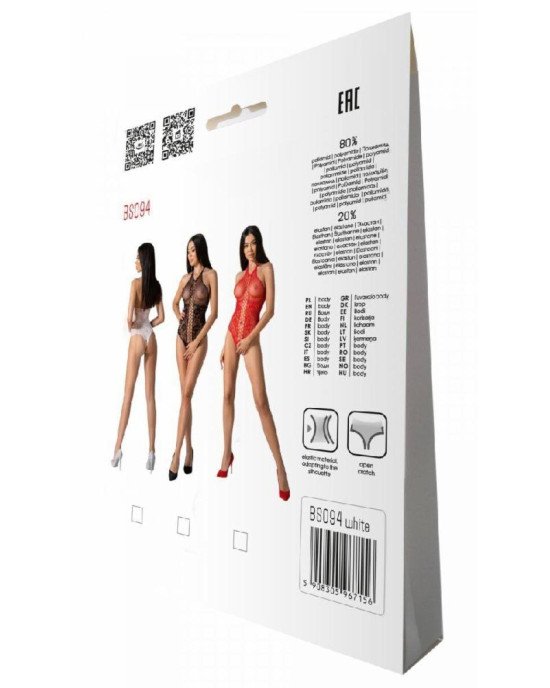 Бодістокінг Passion BS094 white Бодістокінг Passion BS094 white