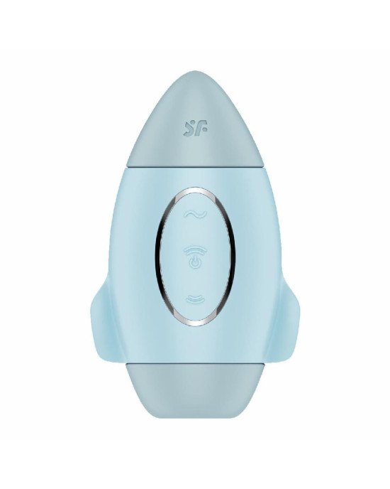 Вакуумний вібратор Satisfyer Mission Control Blue Вакуумний вібратор Satisfyer Mission Control Blue
