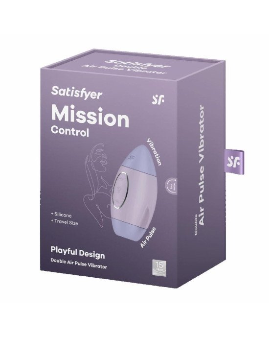 Вакуумний вібратор Satisfyer Mission Control Violet Вакуумний вібратор Satisfyer Mission Control Violet