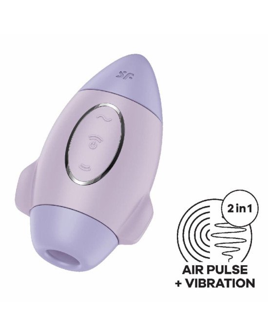 Вакуумний вібратор Satisfyer Mission Control Violet Вакуумний вібратор Satisfyer Mission Control Violet