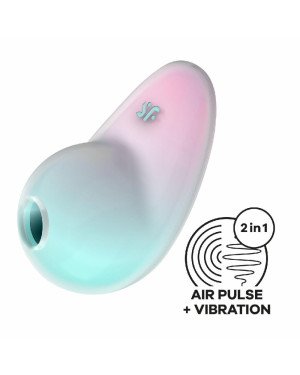 Вакуумний вібратор Satisfyer Pixie Dust Mint/Pink