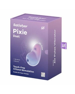 Вакуумний вібратор Satisfyer Pixie Dust Violet/Pink Вакуумний вібратор Satisfyer Pixie Dust Violet/Pink