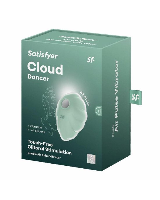 Вакуумний вібратор Satisfyer Cloud Dancer (Mint) Вакуумний вібратор Satisfyer Cloud Dancer (Mint)