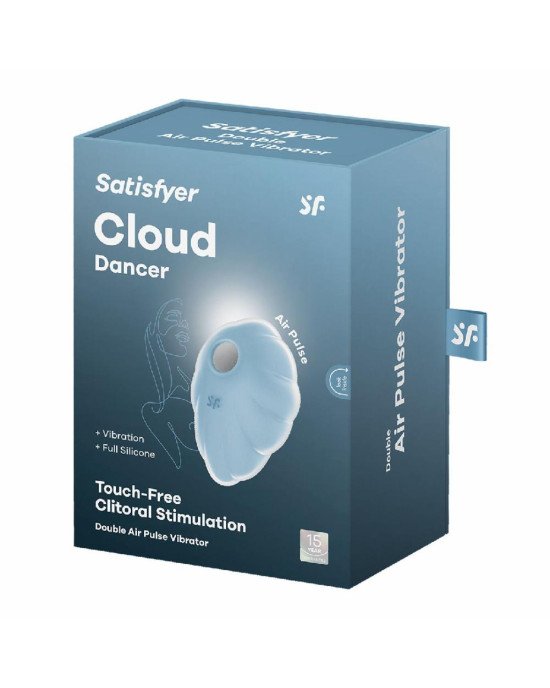 Вакуумний вібратор Satisfyer Cloud Dancer (Blue) Вакуумний вібратор Satisfyer Cloud Dancer (Blue)