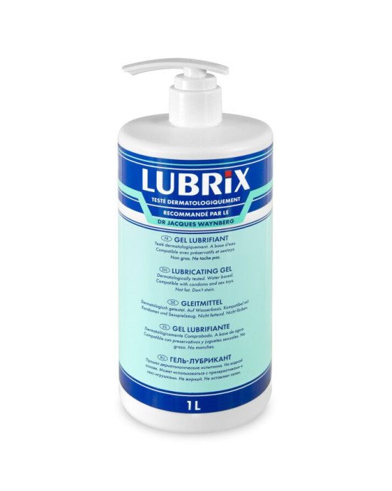 Лубрикант на водній основі Lubrix (1 л) без парабенів Лубрикант на водній основі Lubrix (1 л) без парабенів