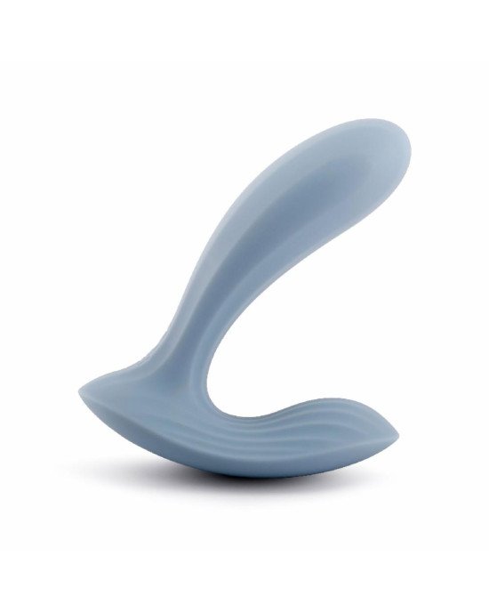 Смарт-вібратор в трусики Svakom Erica Dusty Blue, дуже гнучкий, 2 мотори