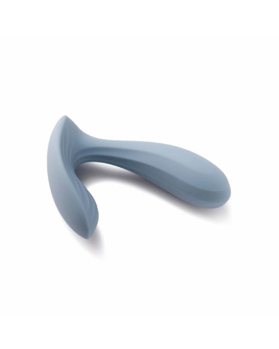 Смарт-вібратор в трусики Svakom Erica Dusty Blue, дуже гнучкий, 2 мотори