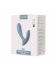 Смарт-вібратор в трусики Svakom Erica Dusty Blue, дуже гнучкий, 2 мотори
