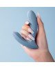 Смарт-вібратор в трусики Svakom Erica Dusty Blue, дуже гнучкий, 2 мотори