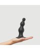 Насадка для страпона Strap-On-Me Dildo Plug Beads Black M Насадка для страпона Strap-On-Me Dildo Plug Beads Black M