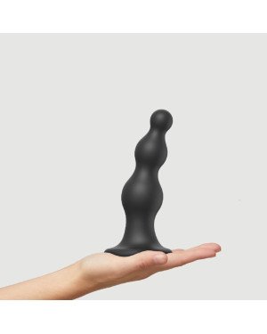 Насадка для страпона Strap-On-Me Dildo Plug Beads Black L