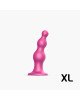 Насадка для страпона Strap-On-Me Dildo Plug Beads Framboise Metallic XL Насадка для страпона Strap-On-Me Dildo Plug Beads Framboise Metallic XL
