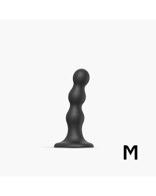 Насадка для страпона Strap-On-Me Dildo Plug Balls Black M Насадка для страпона Strap-On-Me Dildo Plug Balls Black M