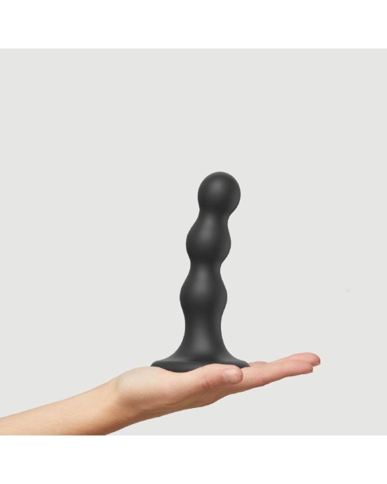 Насадка для страпона Strap-On-Me Dildo Plug Balls Black M Насадка для страпона Strap-On-Me Dildo Plug Balls Black M