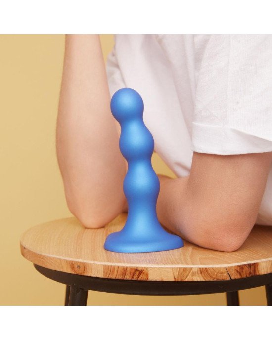 Насадка для страпона Strap-On-Me Dildo Plug Balls Blue Metallic XL Насадка для страпона Strap-On-Me Dildo Plug Balls Blue Metallic XL