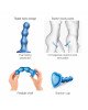 Насадка для страпона Strap-On-Me Dildo Plug Balls Blue Metallic XL Насадка для страпона Strap-On-Me Dildo Plug Balls Blue Metallic XL