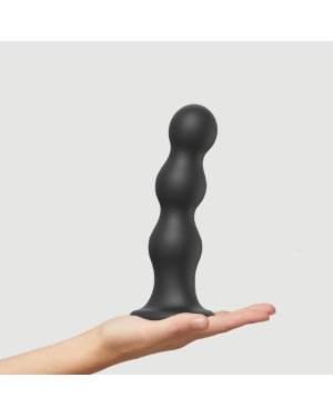 Насадка для страпона Strap-On-Me Dildo Plug Balls Black XXL
