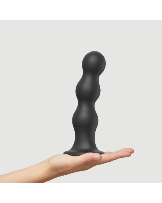 Насадка для страпона Strap-On-Me Dildo Plug Balls Black XXL Насадка для страпона Strap-On-Me Dildo Plug Balls Black XXL