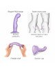 Насадка для страпона Strap-On-Me Dildo Plug P&G Lilas Metallic L Насадка для страпона Strap-On-Me Dildo Plug P&G Lilas Metallic L