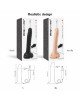 Фалоімітатор, що кінчає Strap-On-Me SQUIRTING CUM DILDO REALISTIC Black XL Фалоімітатор, що кінчає Strap-On-Me SQUIRTING CUM DILDO REALISTIC Black XL