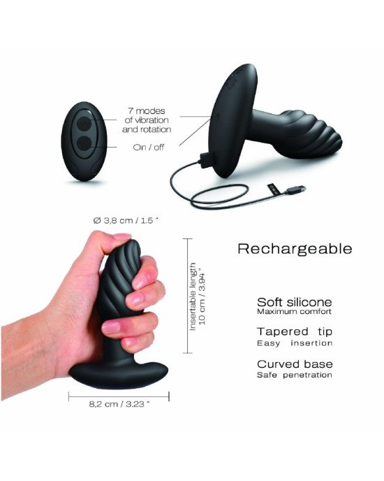 Анальна пробка Dorcel SPIN PLUG Анальна пробка Dorcel SPIN PLUG