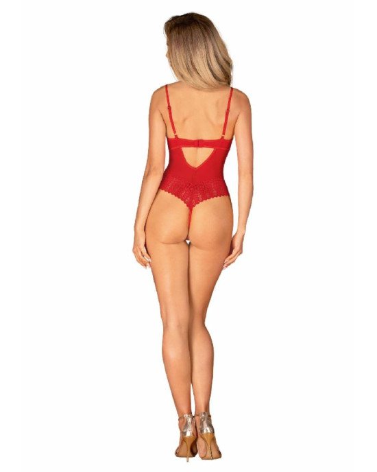 Боді Obsessive Ingridia crotchless teddy XL/2XL
