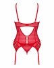 Корсет Obsessive Ingridia corset & thong M/L