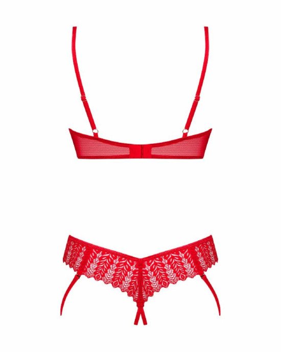Комплект Obsessive Ingridia 2-pcs crotchless set XL/2XL