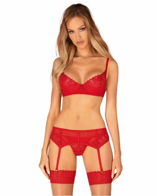 Комплект Obsessive Ingridia 3-pcs set XL/2XL